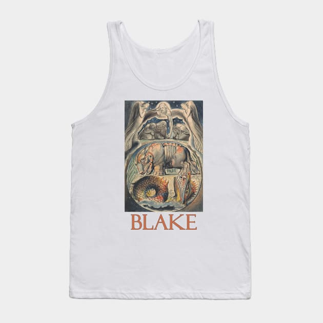 Behemoth and Leviathan by William Blake Tank Top by Naves